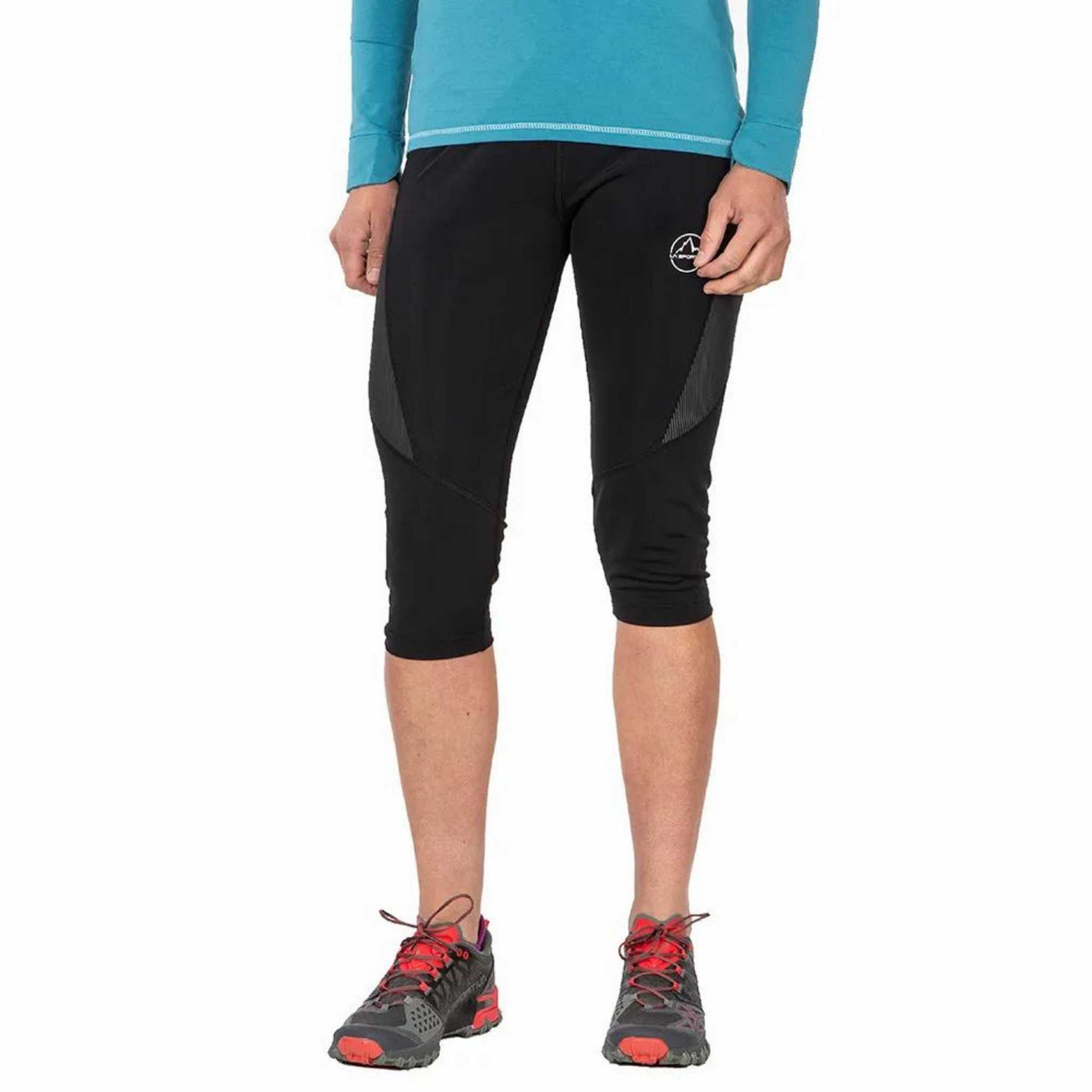 La Sportiva Triumph 3/4 Tights - Womens | Trail Running and Mountain Running Tights | Further Faster Christchurch NZ #black