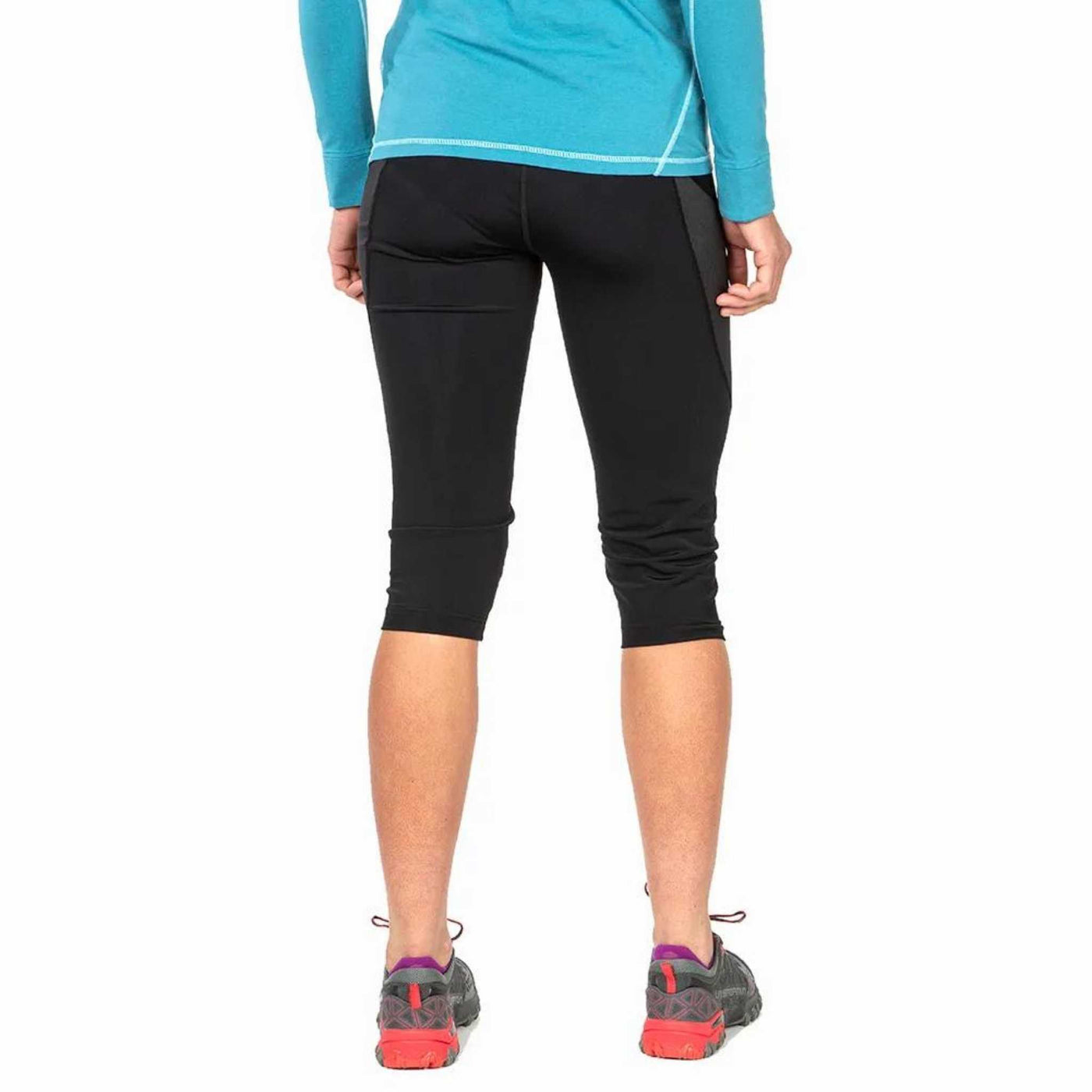 La Sportiva Triumph 3/4 Tights - Womens | Trail Running and Mountain Running Tights | Further Faster Christchurch NZ #black