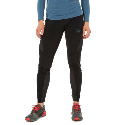La Sportiva Triumph Tights - Womens | Mountain Trail Running Pants | Further Faster Christchurch NZ #black-topaz