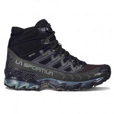 La Sportiva Mens Ultra Raptor Mid GTX |  Mens Waterproof Hiking Boot NZ | Further Faster Christchurch NZ #black-clay