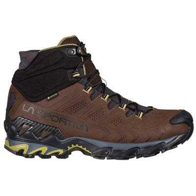 La Sportiva Ultra Raptor Mid Leather Wide Gore-Tex | Hiking Boots NZ | Further Faster Christchurch NZ #chocolate-cedar