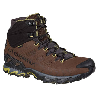 La Sportiva Ultra Raptor Mid Leather Wide Gore-Tex | Hiking Boots NZ | Further Faster Christchurch NZ #chocolate-cedar