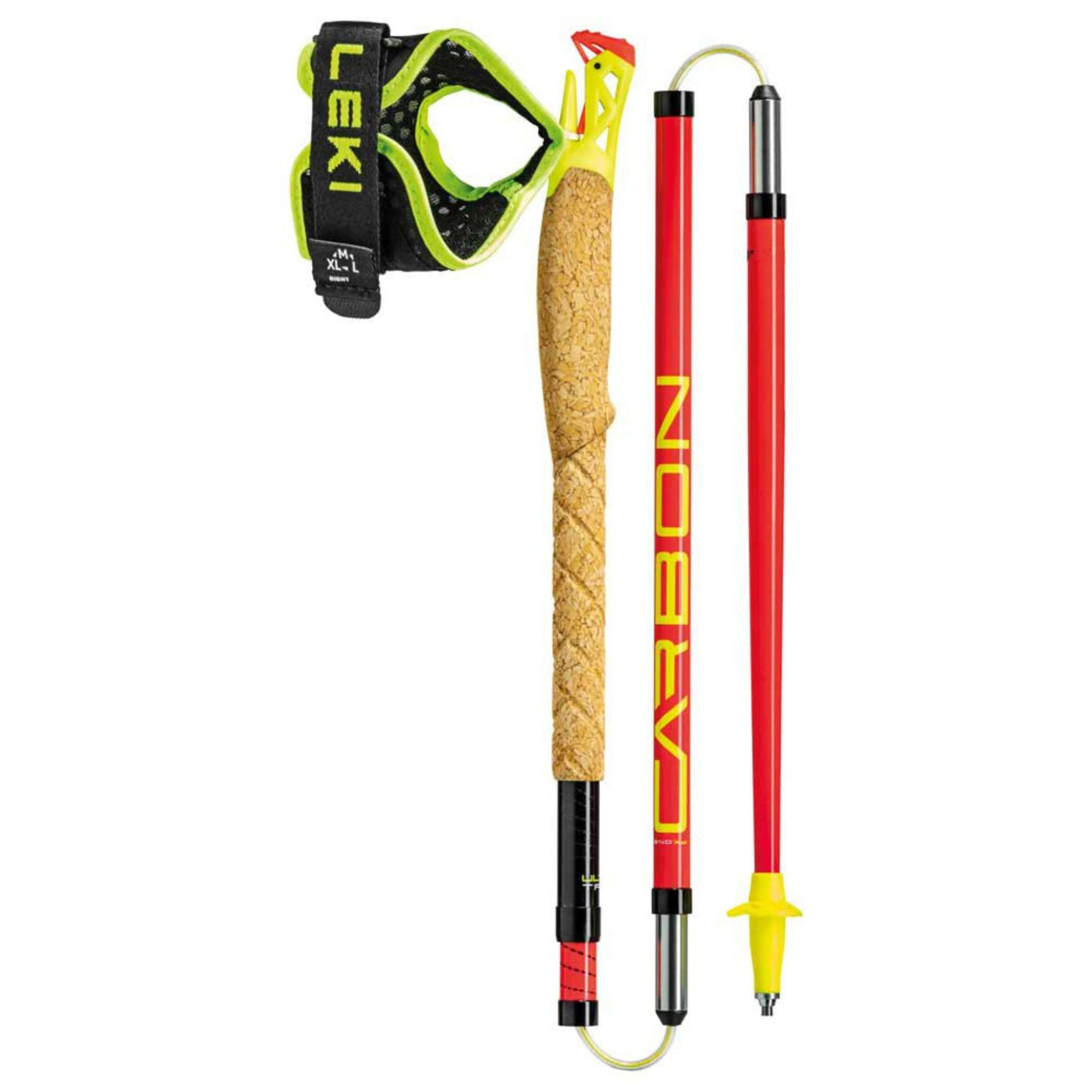 Leki UltraTrail FX.One Pole - Pair | Tramping and Mountain Running Poles NZ | Further Faster Christchurch NZ #red