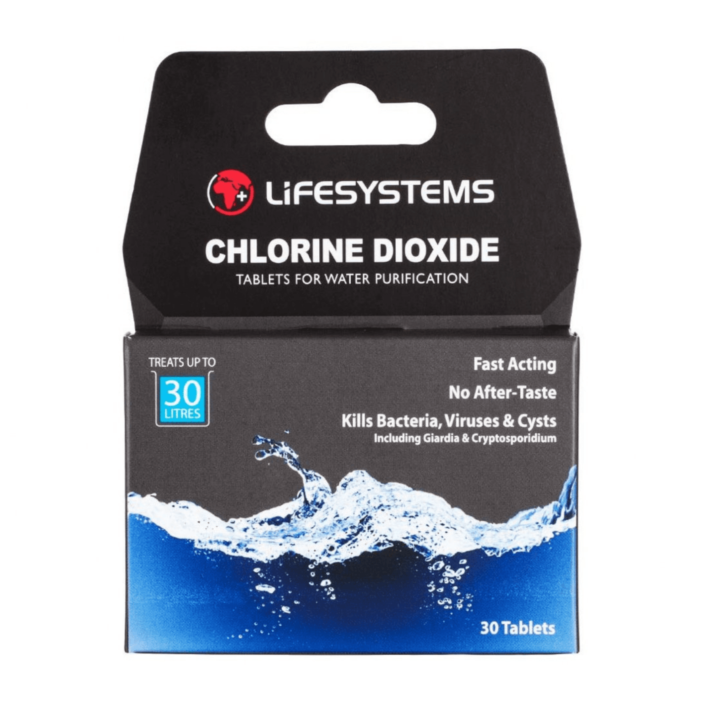Lifesystems Chlorine Dioxide Tablets | Water Purification | Further Faster Christchurch NZ