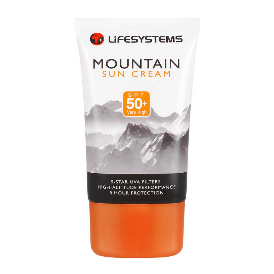 Lifesystems Mountain Sun Cream SPF 50+ 100ml NZ | Outdoor Sun Screen | Lifesystems NZ | Further Faster Christchurch NZ