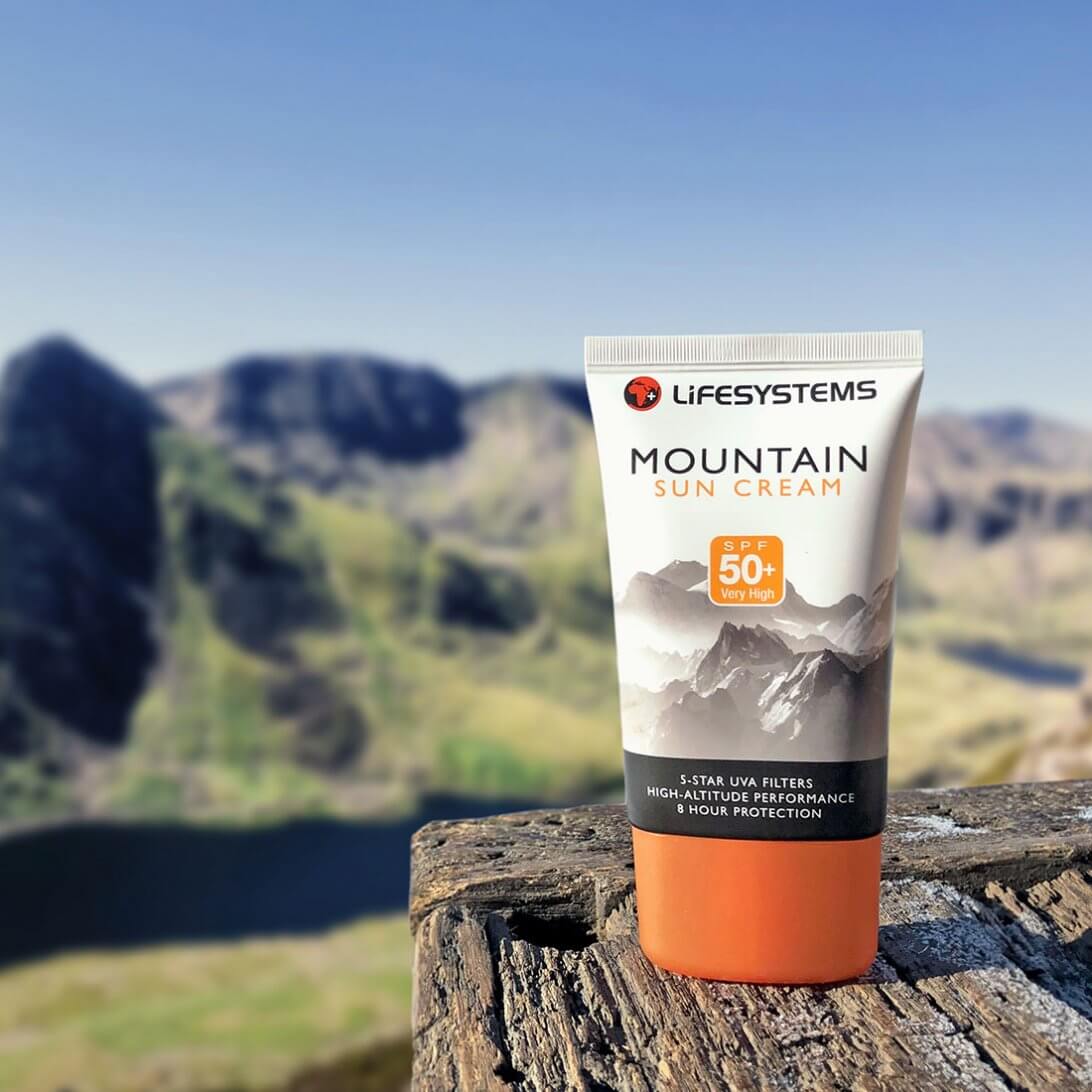 Lifesystems Mountain Sun Cream SPF 50+ 100ml NZ | Outdoor Sun Screen | Lifesystems NZ | Further Faster Christchurch NZ