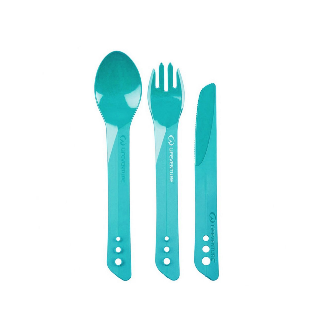 Lifeventure Ellipse Knife Fork Spoon Set 2022 | Cutlery Set | Further Faster Christchurch NZ #teal