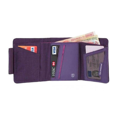 Lifeventure RFID Wallet - Tri-Fold | Travel Wallets | Further Faster Christchurch NZ #purple