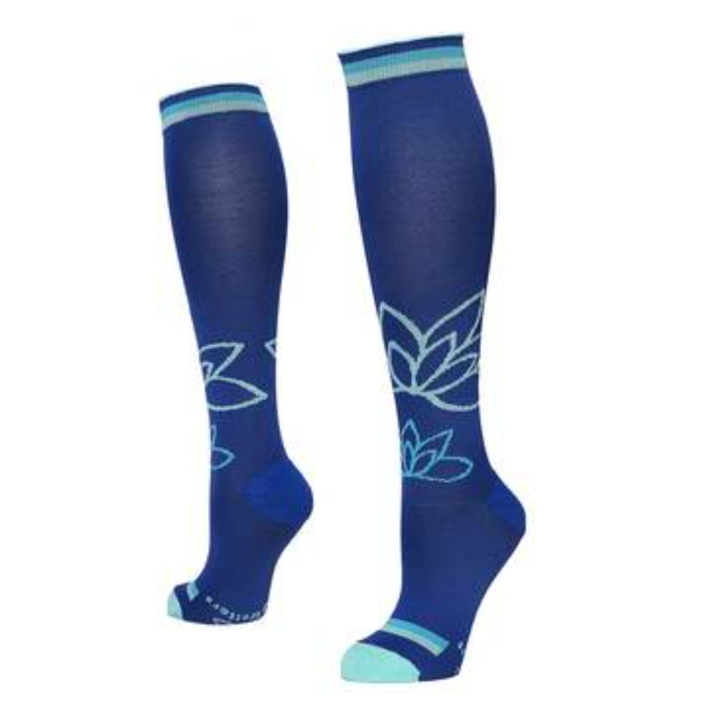 Lily Trotters Compression Socks - comfortable & durable NZ |  Further Faster Christchurch NZ #OM-Denim