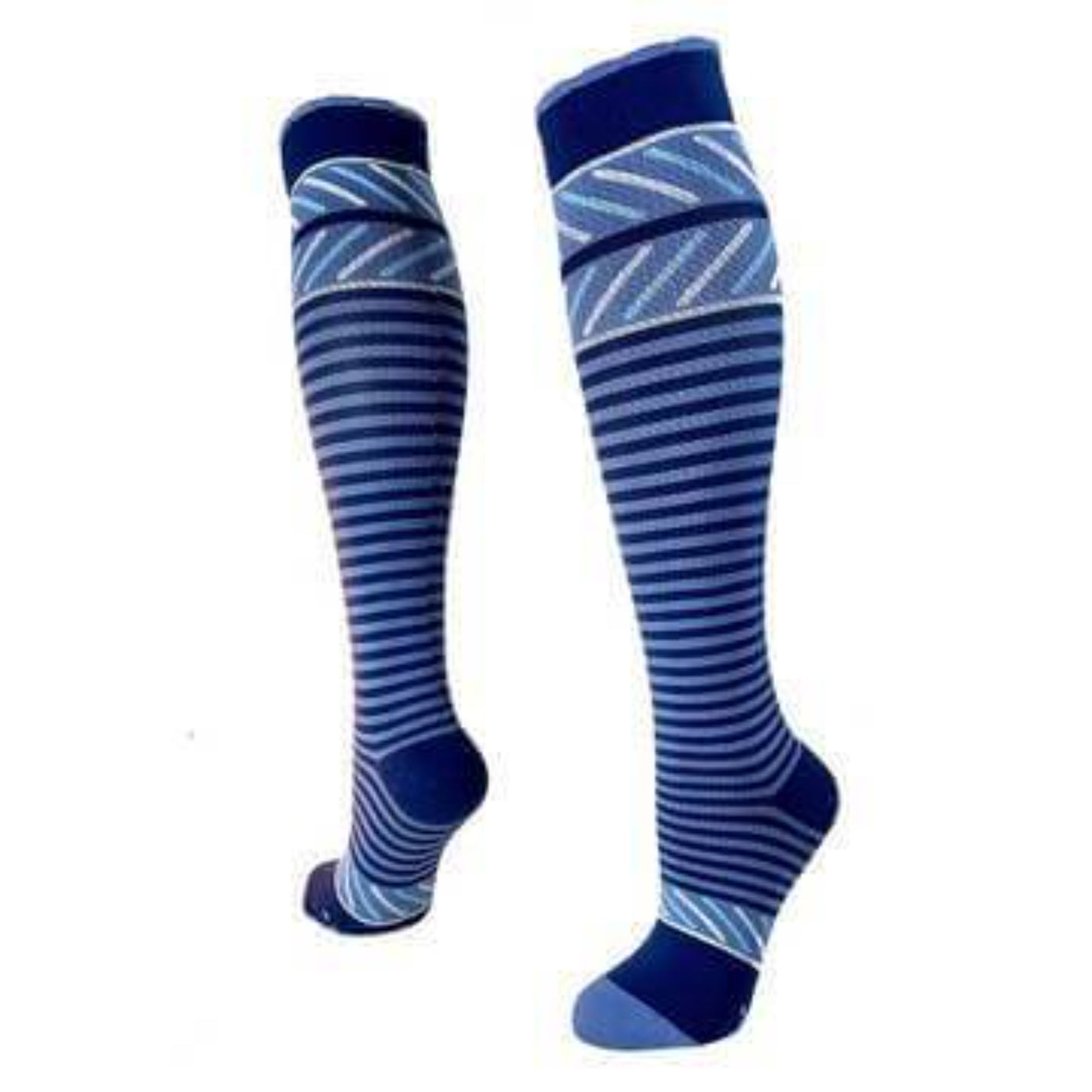 Lily Trotters Compression Socks - comfortable & durable NZ |  Further Faster Christchurch NZ #Smitten-Navy