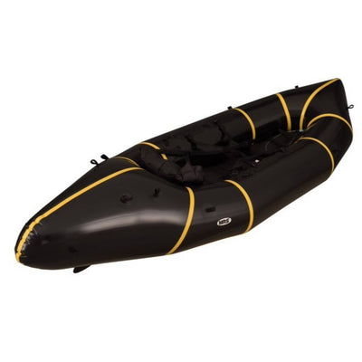 Micro Rafting Systems Viking Self Bailer | Packrafts NZ | Further Faster Christchurch NZ #black-yellow