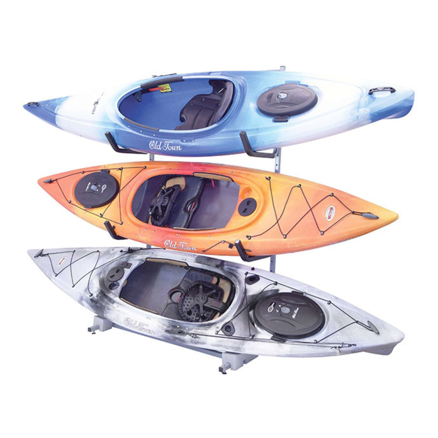 Malone Free Standing Rack - 3 Kayak Storage | Kayak and Canoe Storage Systems NZ | Further Faster Christchurch NZ