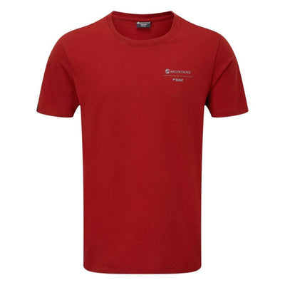 Montane Crag Calls T-Shirt | Organic Cotton T-Shirt NZ | Montane NZ | Further Faster Christchurch NZ #redwood