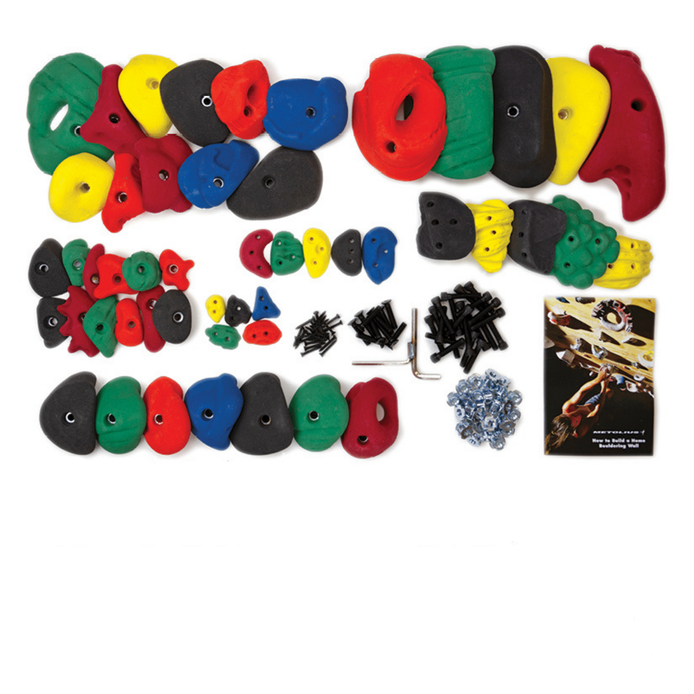 Metolius Mega Climbing Hold Pack - 50 Piece | Climbing Accessories | Further Faster Christchurch NZ