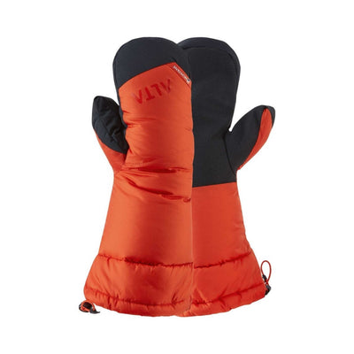 Montane Alpine 850 Down Mitt | Lightweight and Warm Alpine Down Mitts | Further Faster Christchurch NZ #firefly-orange