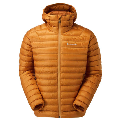 Montane Anti-Freeze Hoodie - Mens | Mens Down Insulated Jacket NZ | Further Faster Christchurch NZ #flame-orange