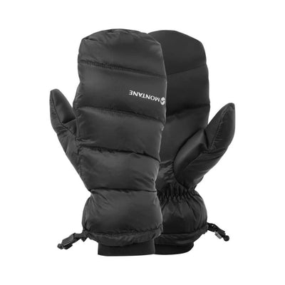 Montane Anti-Freeze Mitts | Lightweight and Packable Down Mittens NZ | Further Faster Christchurch NZ #black 