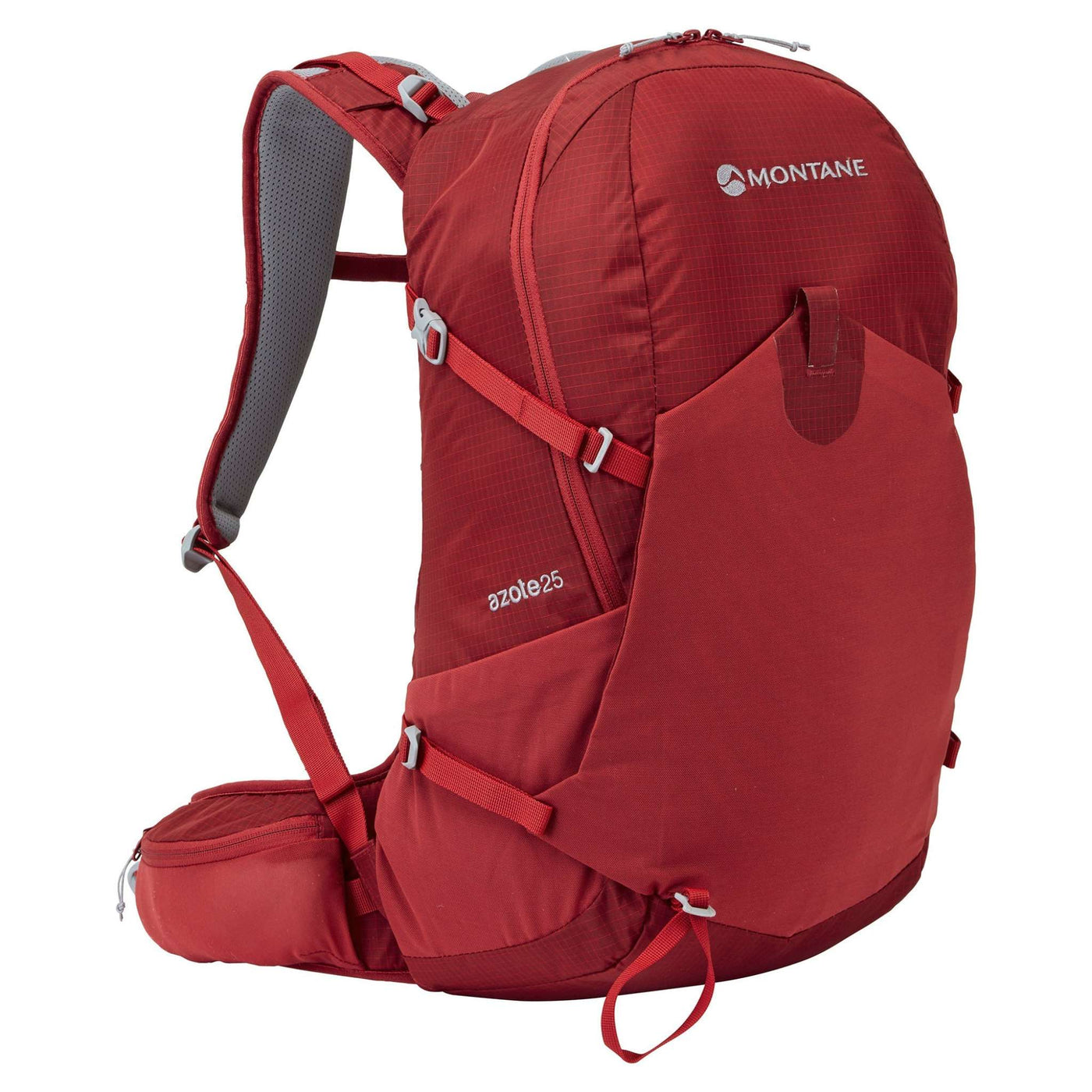 Montane Azote 25 | Hiking and Tramping 25L Day Pack | Montane NZ | Further Faster Christchurch NZ #acer-red
