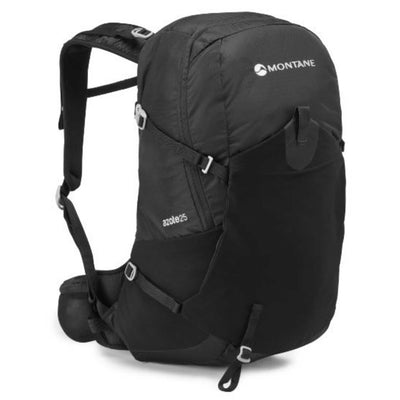 Montane Azote 25 | Hiking and Tramping 25L Day Pack | Montane NZ | Further Faster Christchurch NZ #black