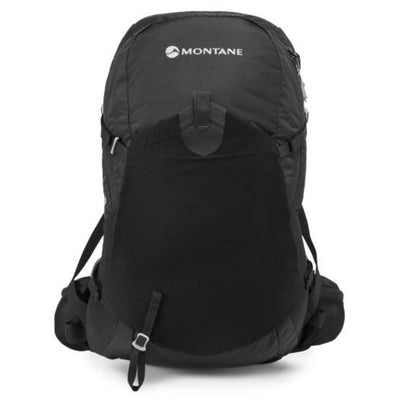 Montane Azote 25 | Hiking and Tramping 25L Day Pack | Montane NZ | Further Faster Christchurch NZ #black