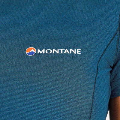 Montane Blade T-Shirt Womens | Trail Running Base Layer | Further Faster Christchurch NZ #narwhal-blue