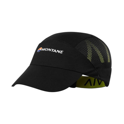 Montane Cadenza Cap | Montane Headwear NZ | Further Faster Christchurch NZ #black