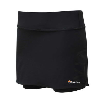 Montane 2SK Trail Skort Womens | Trail Running Skirt | Further Faster Christchurch NZ #black