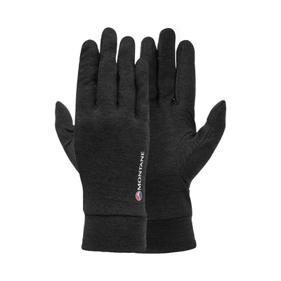 Montane Dart Liner Glove | Mountain Gloves and Mitts NZ | Further Faster Christchurch NZ #black 