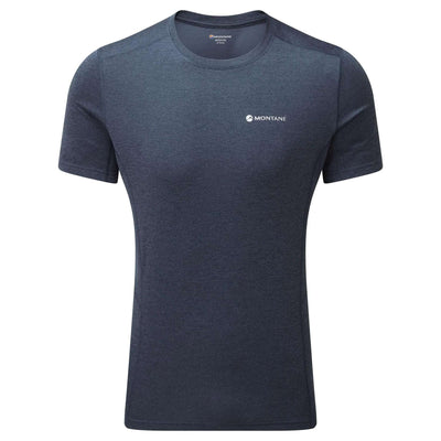Montane Dart T-Shirt Mens | Trail Running and Hiking Base Layer | Further Faster Christchurch NZ #eclipse-blue