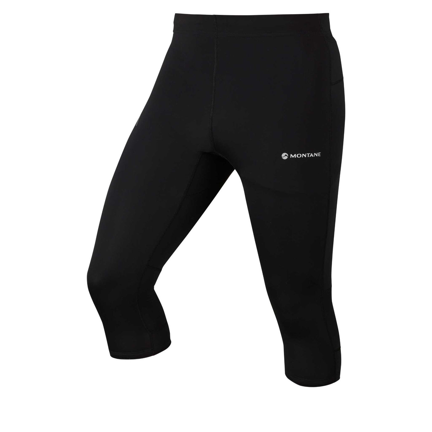 Montane Dragon 3/4 Trail Tights - Mens | Trail Running NZ | Further Faster Christchurch NZ #black