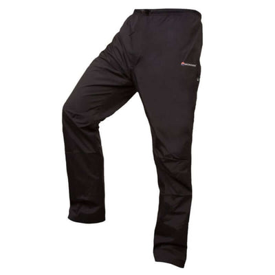 Montane Dynamo Waterproof Pants Mens | Waterproof Mens Shell Pant NZ | Montane NZ | Further Faster Christchurch NZ #black