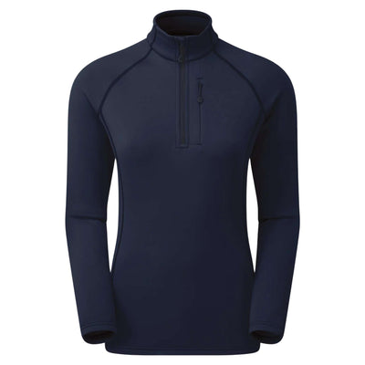 Montane Fury Pull-On - Womens | Womens Fleece NZ | Further Faster Christchurch NZ #eclipse-blue