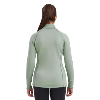 Montane Fury Pull-On - Womens | Womens Fleece NZ | Further Faster Christchurch NZ #pale-sage