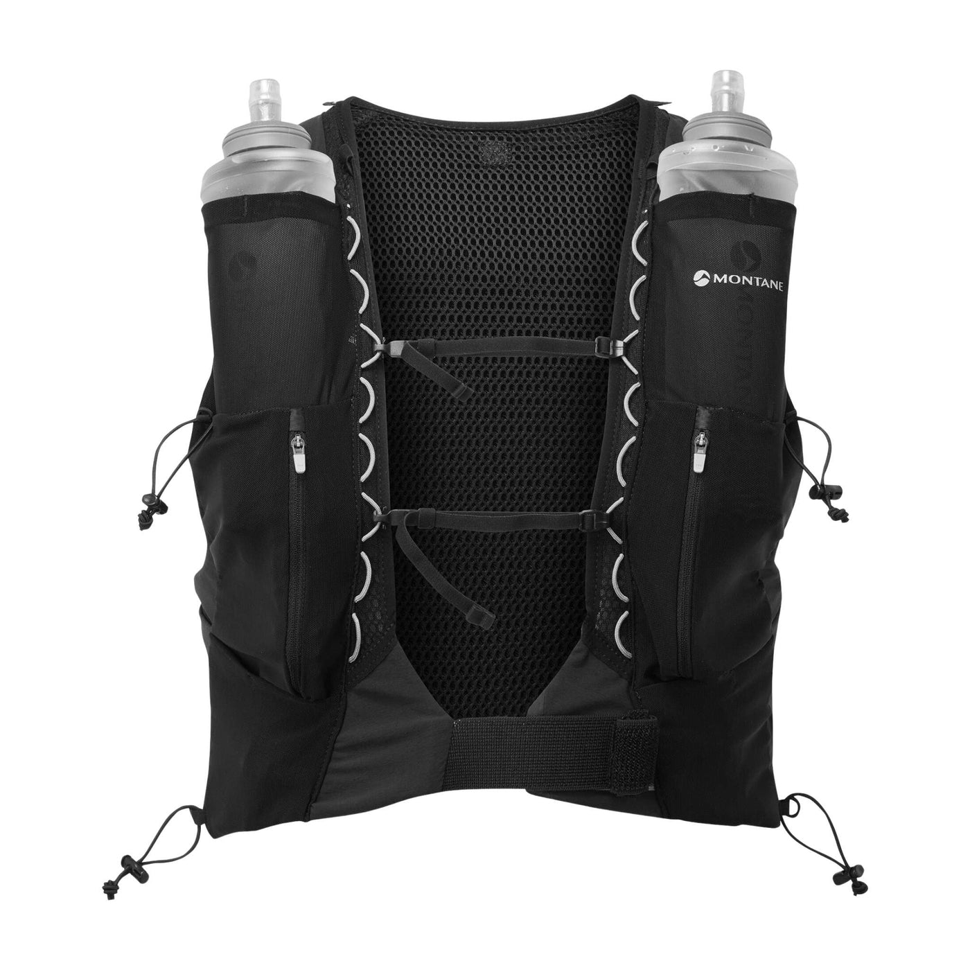 Montane Gecko VP 12L + Vest | Mens and Women's Trail Running Vest NZ | Further Faster Christchurch NZ #black
