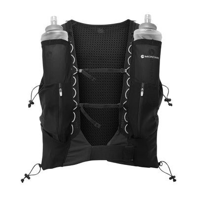 Montane Gecko VP 12L + Vest | Mens and Women's Trail Running Vest NZ | Further Faster Christchurch NZ #black