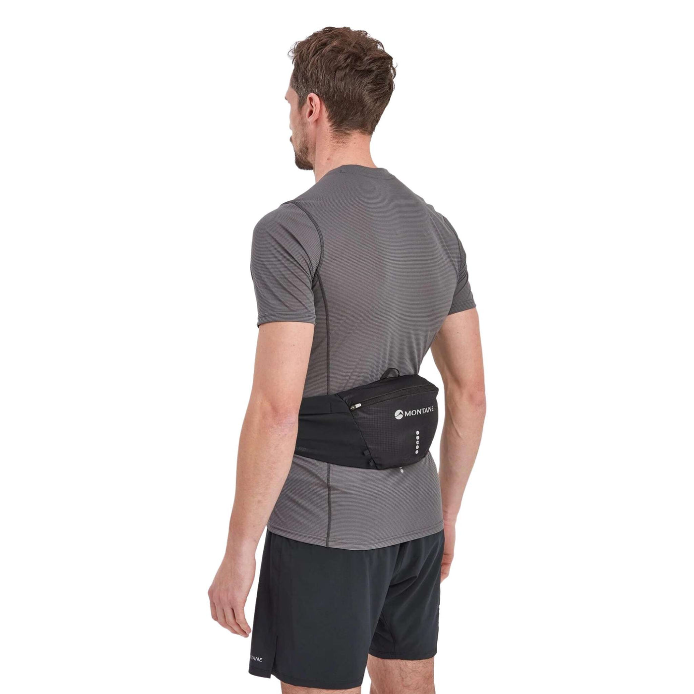 Montane Gecko WP 1L + Pack | Stretch Fit Trail Running Belt NZ | Further Faster Christchurch NZ #black