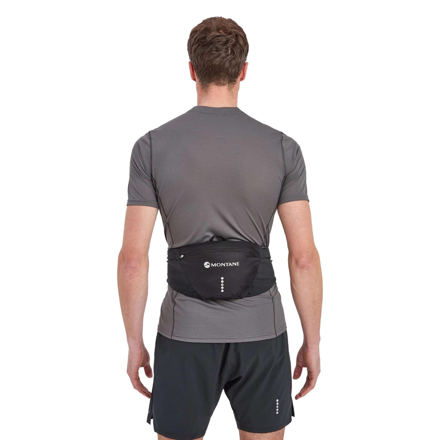 Montane Gecko WP 1L + Pack | Stretch Fit Trail Running Belt NZ | Further Faster Christchurch NZ #black