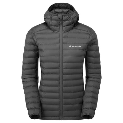 Montane Icarus Lite Hoodie - Womens | Womens Down Jacket NZ | Further Faster Christchurch NZ #slate