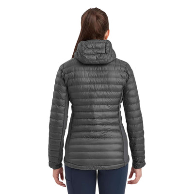 Montane Icarus Lite Hoodie - Womens | Womens Down Jacket NZ | Further Faster Christchurch NZ #slate