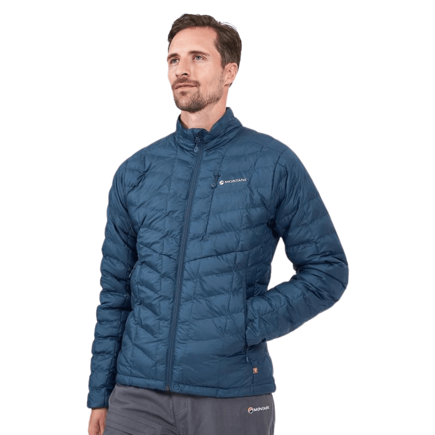 Montane Icarus Micro Jacket - Mens | Insulated Synthetic Jacket | Further Faster Christchurch NZ #astro-blue