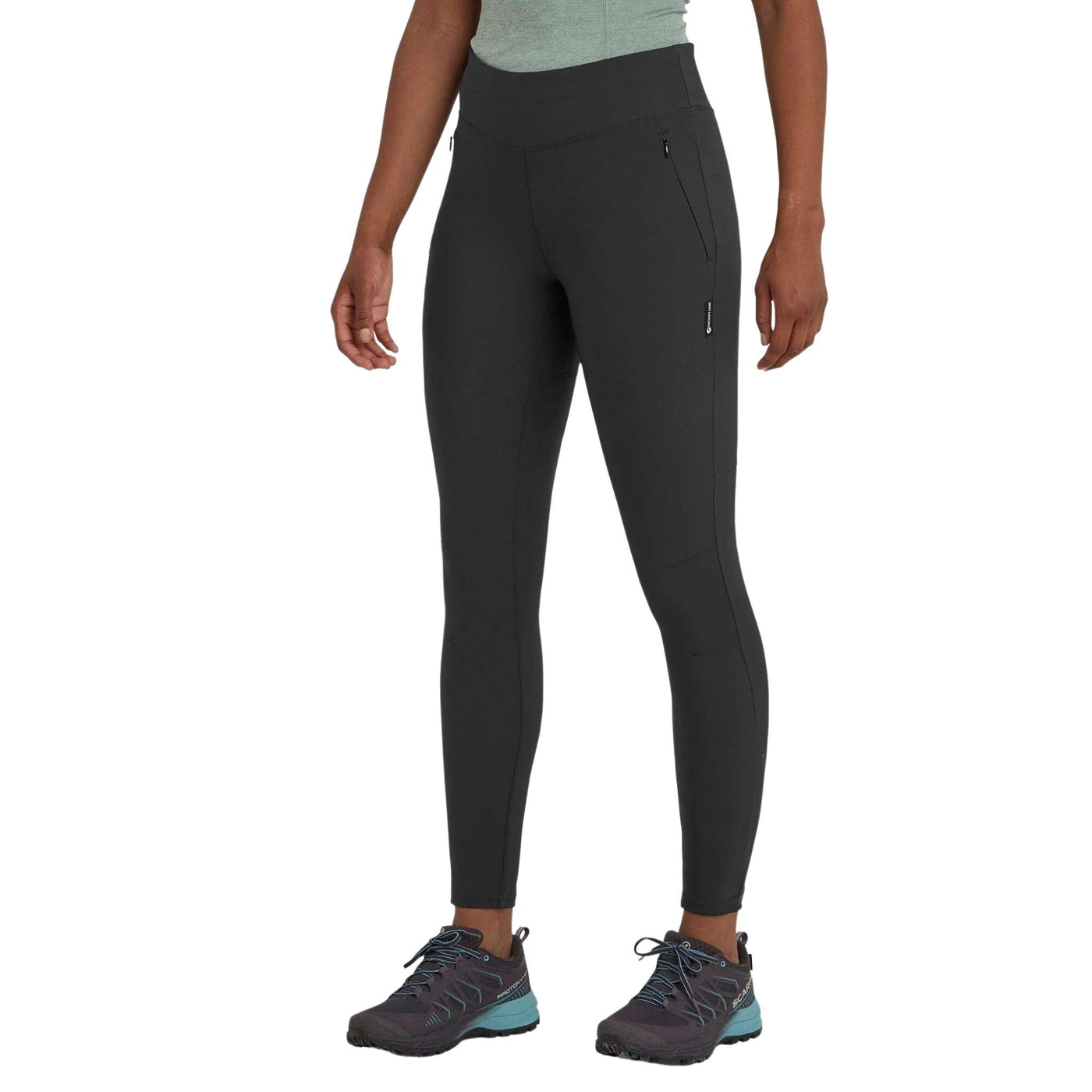 Montane Ineo Pants Womens - Regular Leg | Womens Hiking and Trekking Pants NZ | Further Faster Christchurch NZ #black