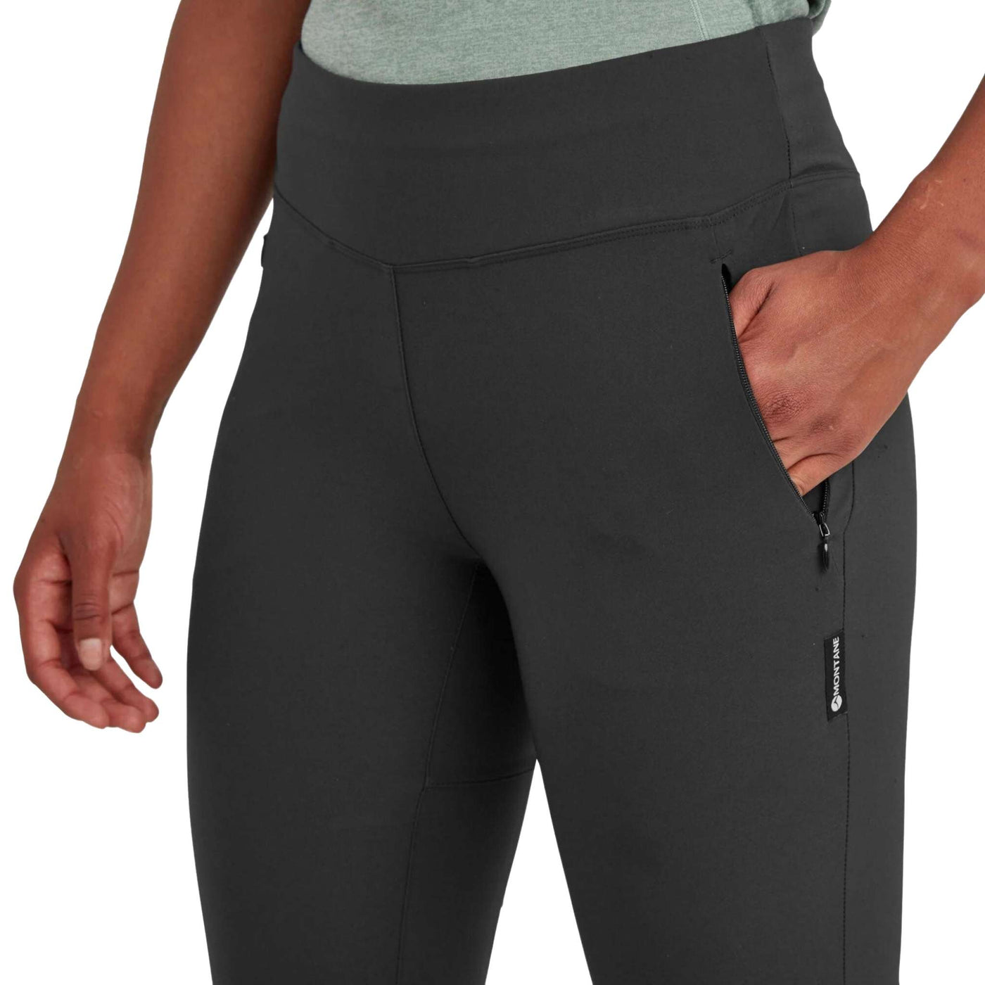 Montane Ineo Pants Womens - Regular Leg | Womens Hiking and Trekking Pants NZ | Further Faster Christchurch NZ #black