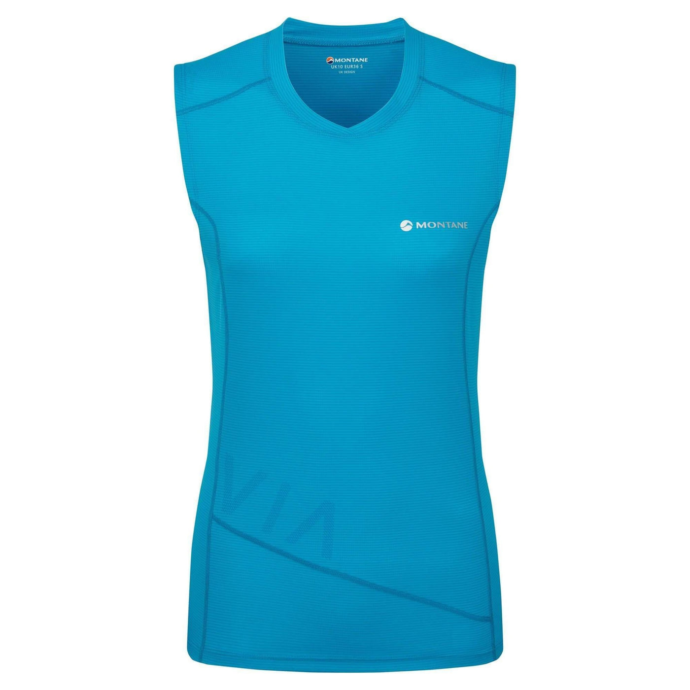 Montane Katla Tank | Womens lightweight running clothing NZ | Further Faster Christchurch NZ #cerulean-blue