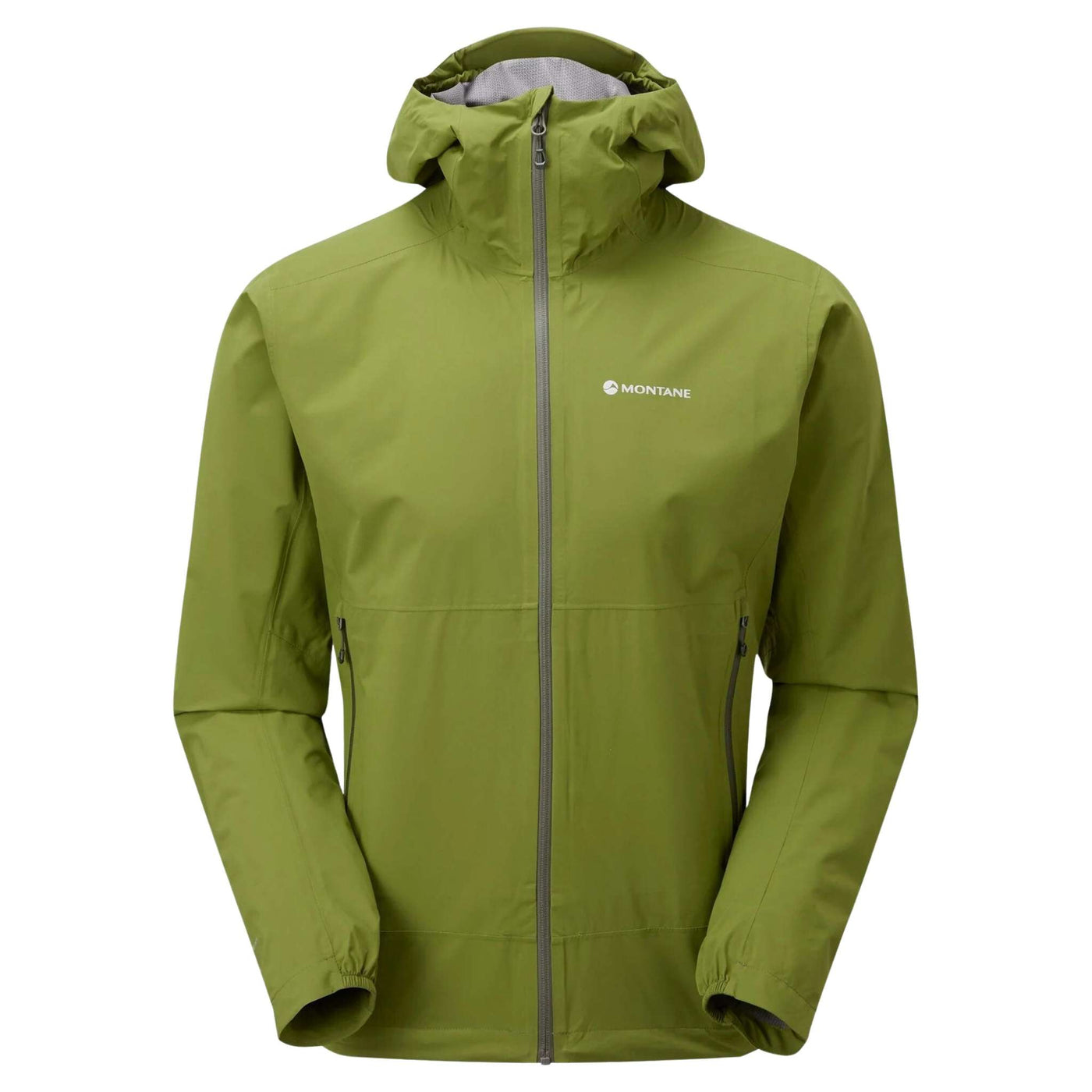 Montane Minimus Lite Jacket - Mens | Mens Waterproof Running Jacket NZ | Further Faster Christchurch NZ #alder-green