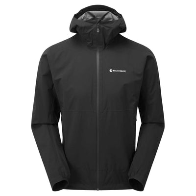 Montane Minimus Lite Jacket - Mens | Mens Waterproof Running Jacket NZ | Further Faster Christchurch NZ #black