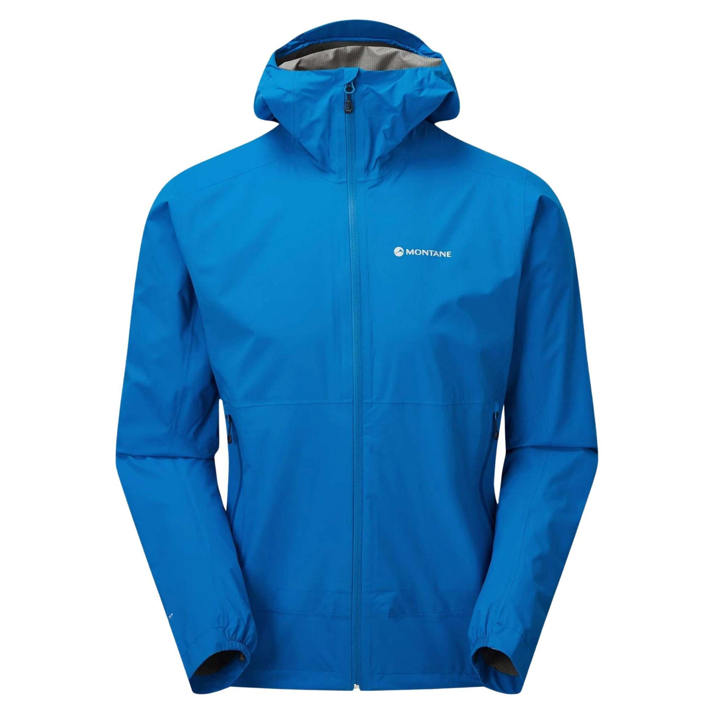 Montane Minimus Lite Jacket - Mens | Mens Waterproof Running Jacket NZ | Further Faster Christchurch NZ #electric-blue