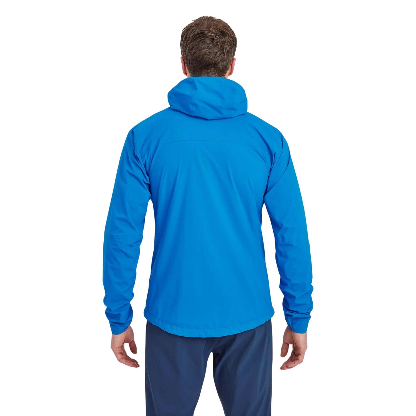 Montane Minimus Lite Jacket - Mens | Mens Waterproof Running Jacket NZ | Further Faster Christchurch NZ #electric-blue