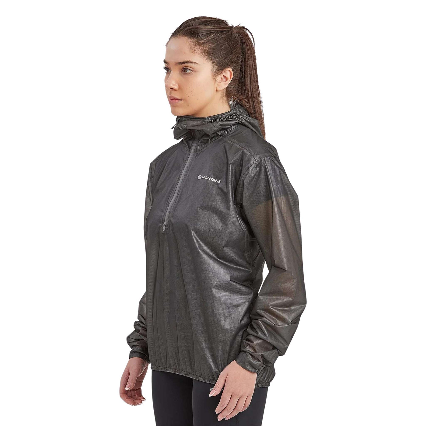 Montane Minimus Nano Pull-On - Unisex | Wateroproof Running Jacket NZ | Further Faster Christchurch NZ #charcoal