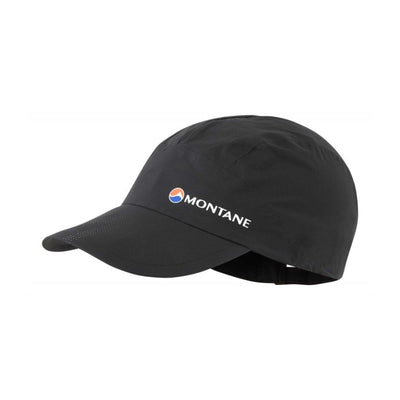 Montane Stretch Ultra Cap | Lightweight, Waterproof Trail Running Hat | Further Faster Christchurch NZ #black