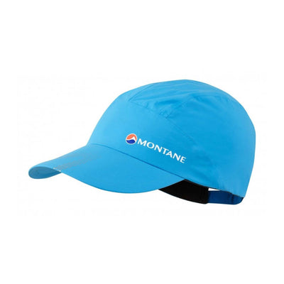 Montane Stretch Ultra Cap | Lightweight, Waterproof Trail Running Hat | Further Faster Christchurch NZ #cerulean-blue